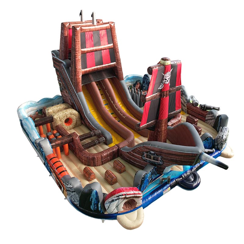 Pirate Challenge Inflatable Obstacle Course